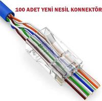 SOLIDFAST EASY RJ45 100'LÜ CAT6 PLUG YENİ NESİL JAK